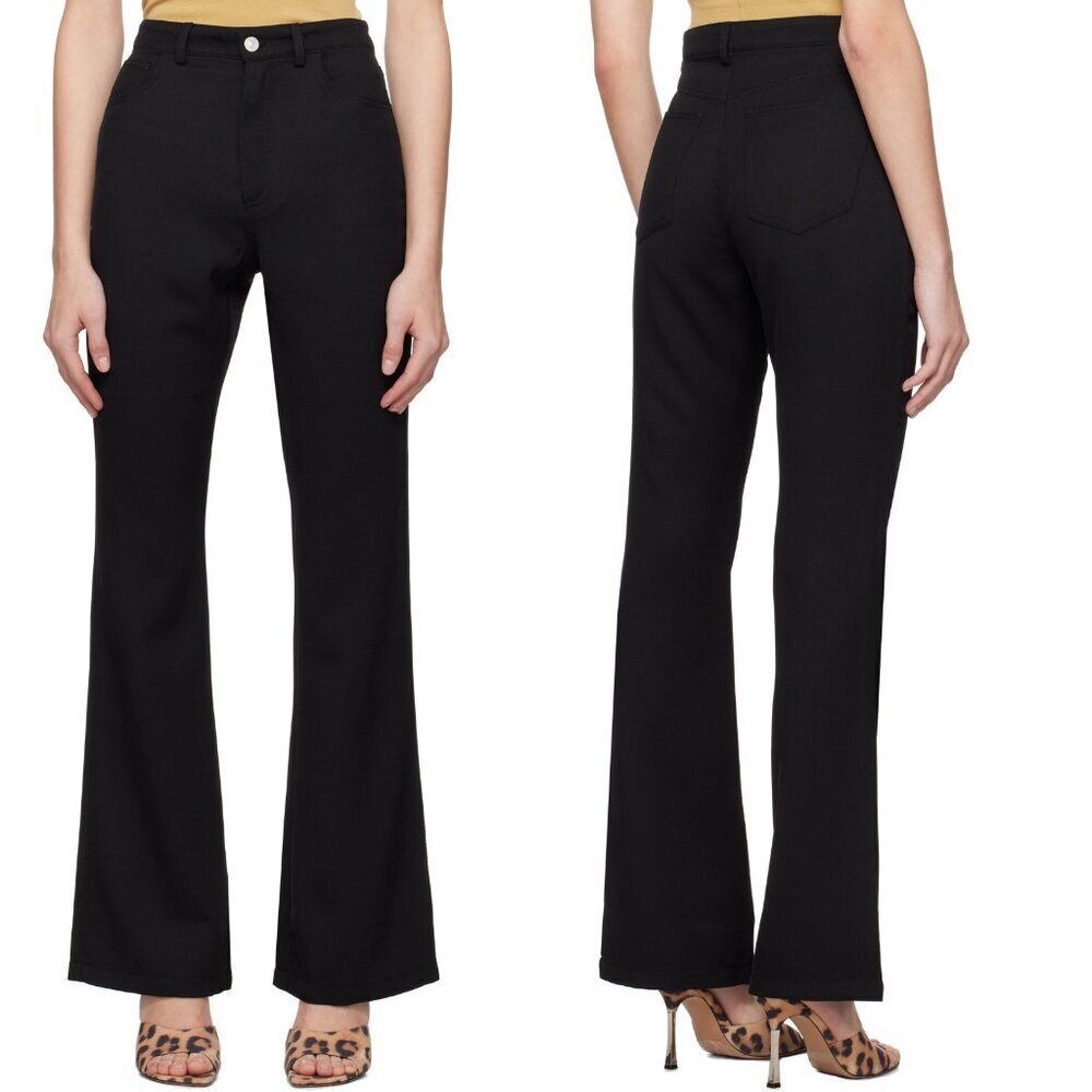 NWT New $425 Re/Done Black Riding Wool Trouser Jeans Size 29